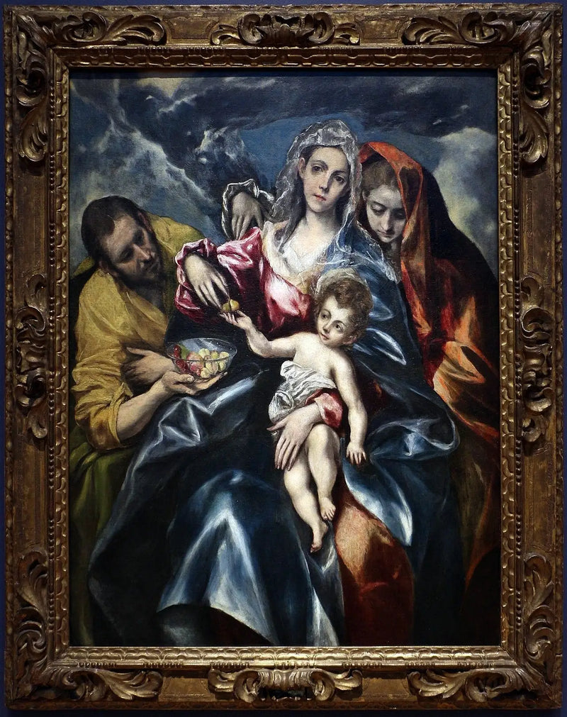 Heliga familjen med Maria Magdalena - El Greco
