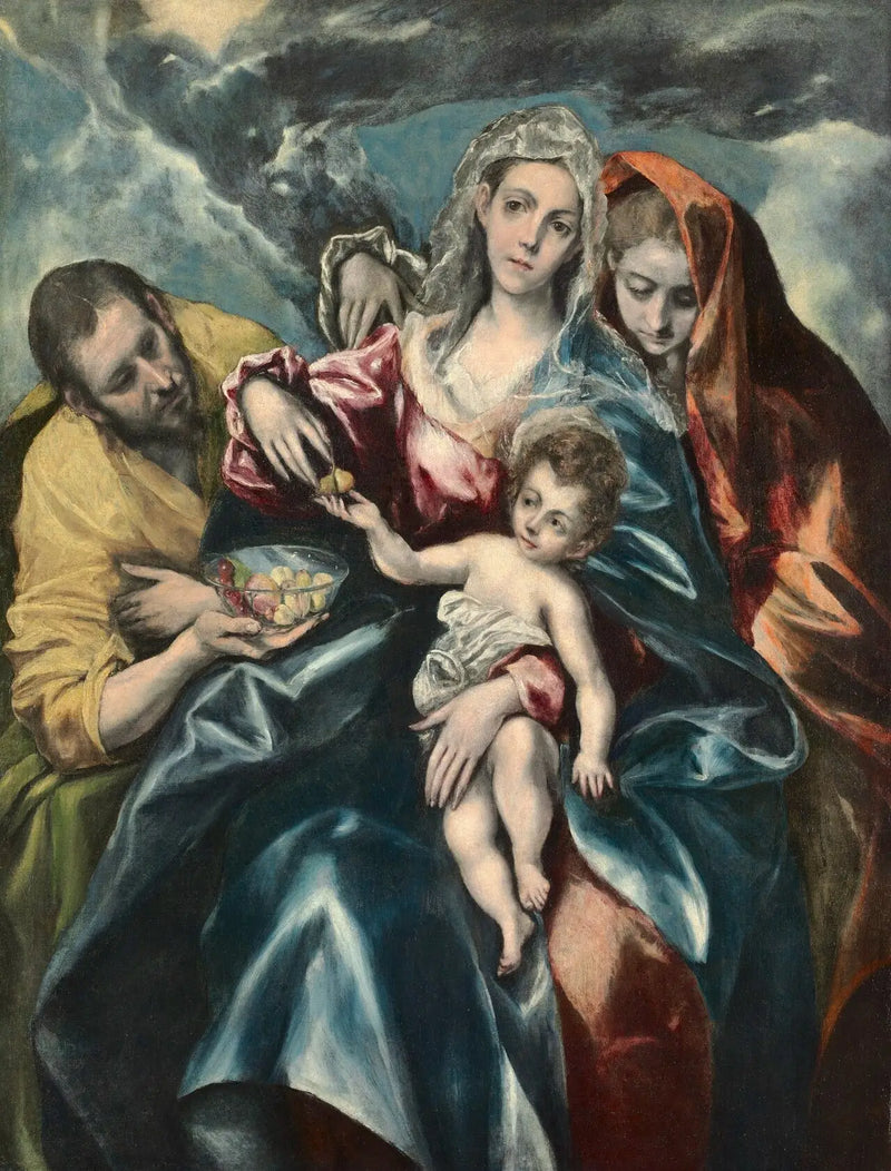 Heliga familjen med Maria Magdalena - El Greco