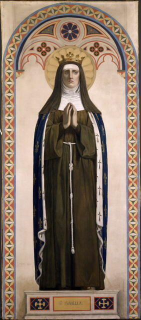 Heliga Isabelle av Frankrike - Jean-Auguste-Dominique Ingres