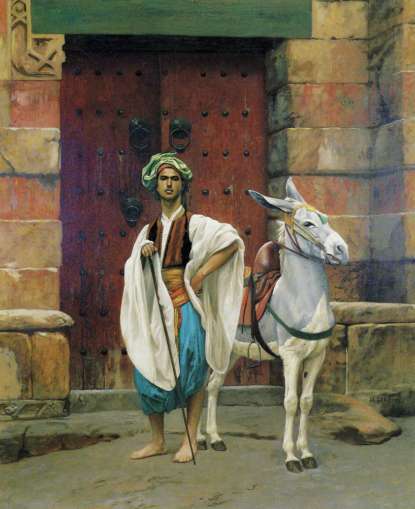 Saïs och hennes åsna - Jean-Léon Gérôme