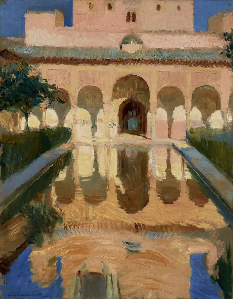 Ambassadörernas sal, Alhambra, Granada - Joaquín Sorolla