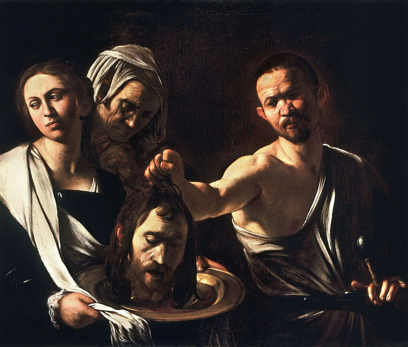 Salomé med huvudet av helige Johannes Döparen - Caravaggio