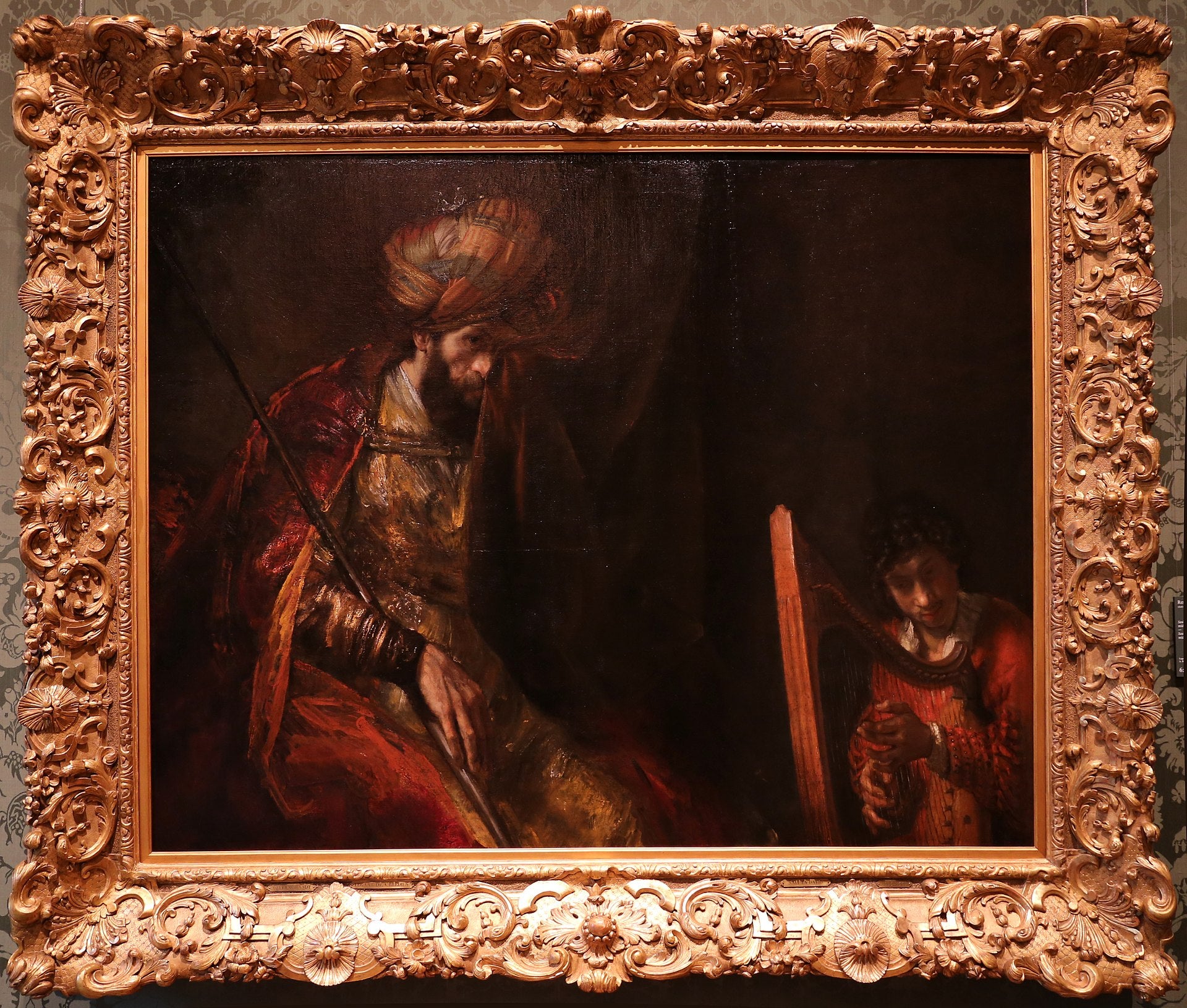 Saul och David - Rembrandt