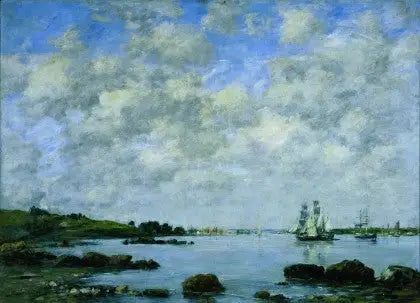 Vid Meuse - Eugène Boudin