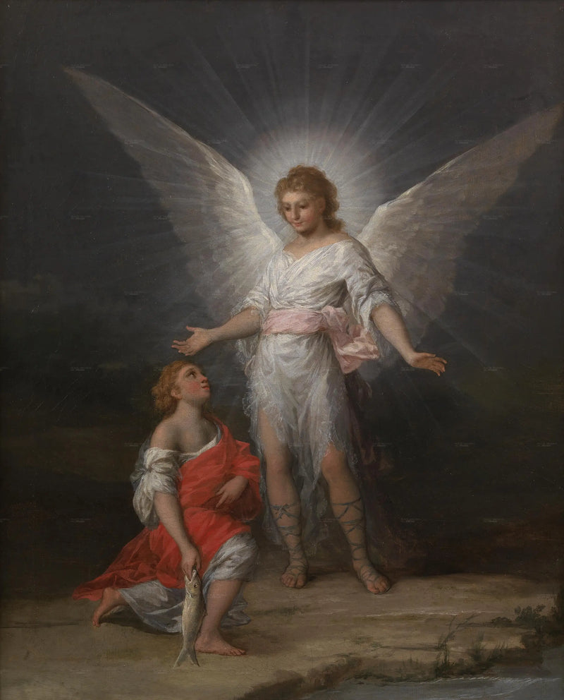 Tobias och ängeln - Francisco de Goya