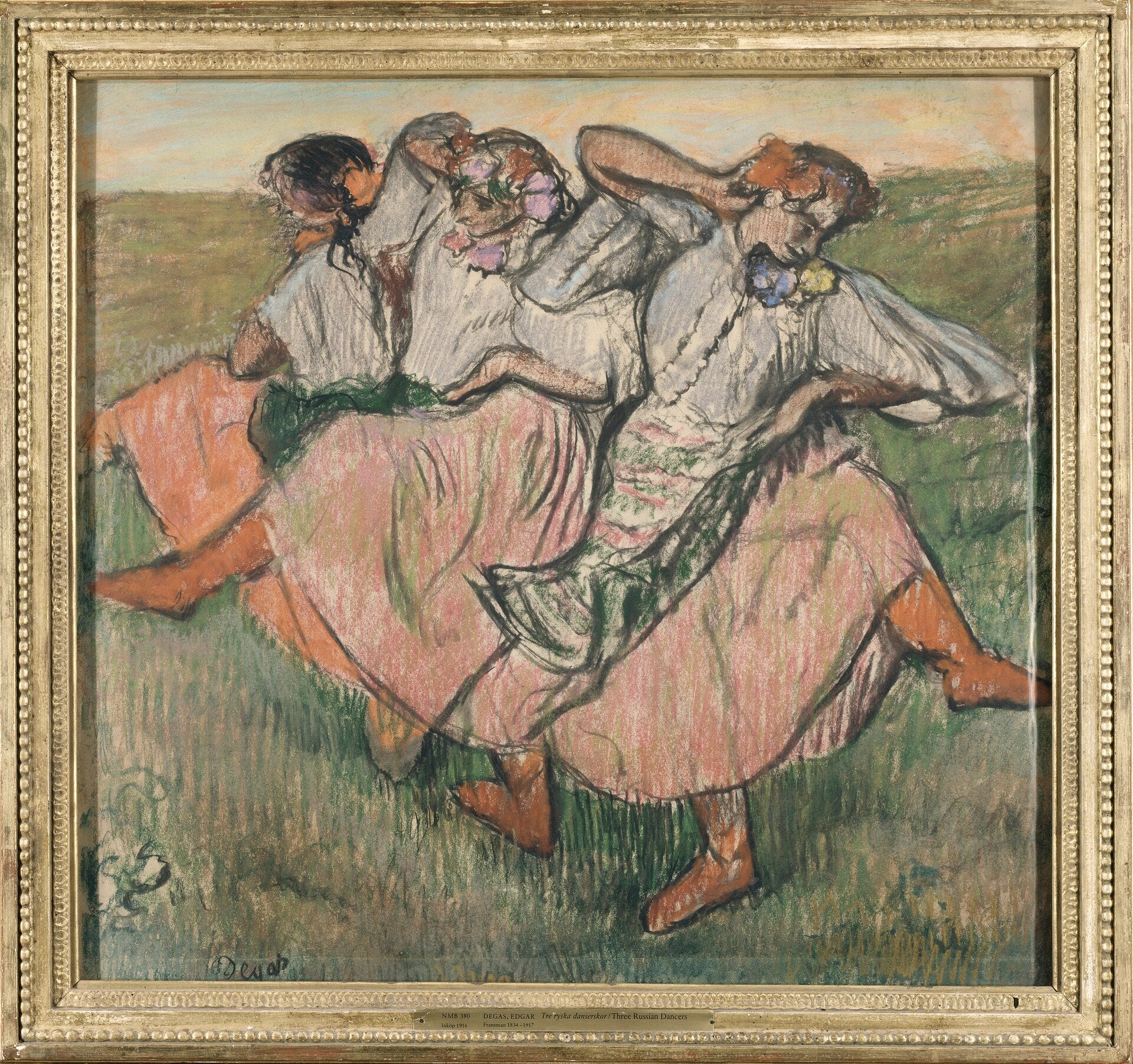 Tre ryska dansare - Edgar Degas