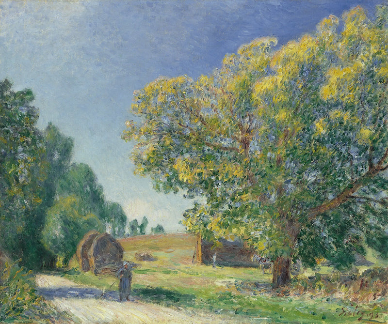 En skogsglänta - Alfred Sisley