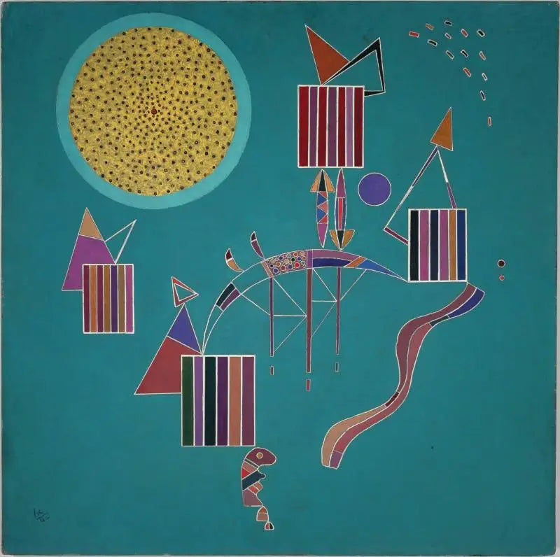 En intim fest - Vassily Kandinsky