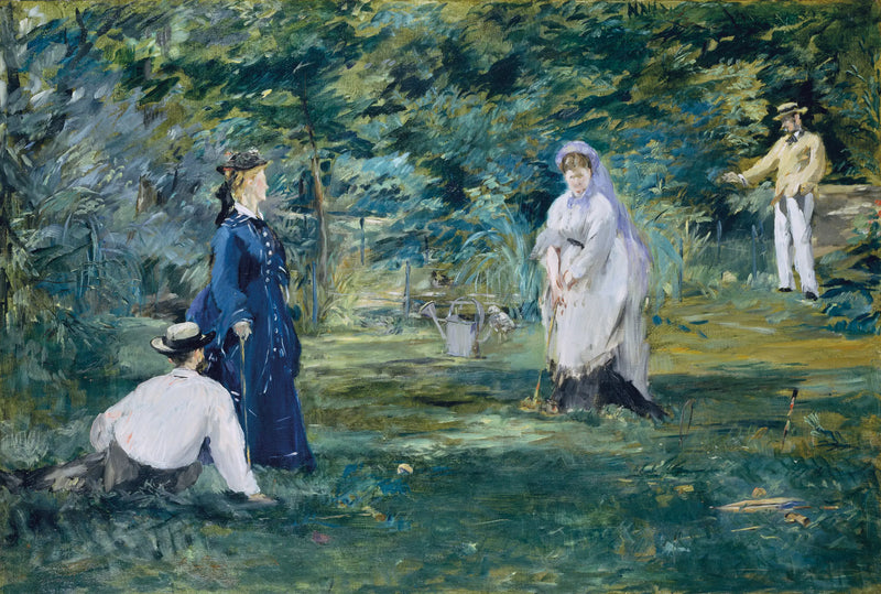 En del av croquet - Édouard Manet