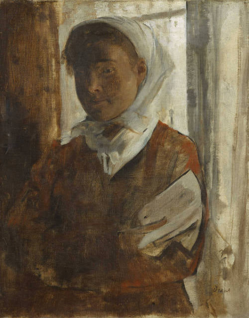 En bondflicka - Edgar Degas
