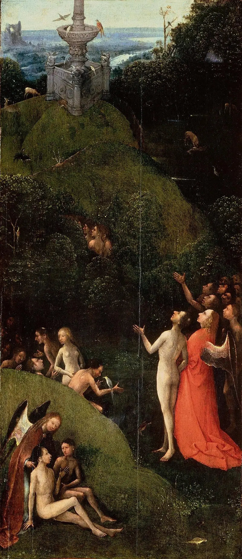 Visioner av det andra livet: den jordiska himlen - Hieronymus Bosch