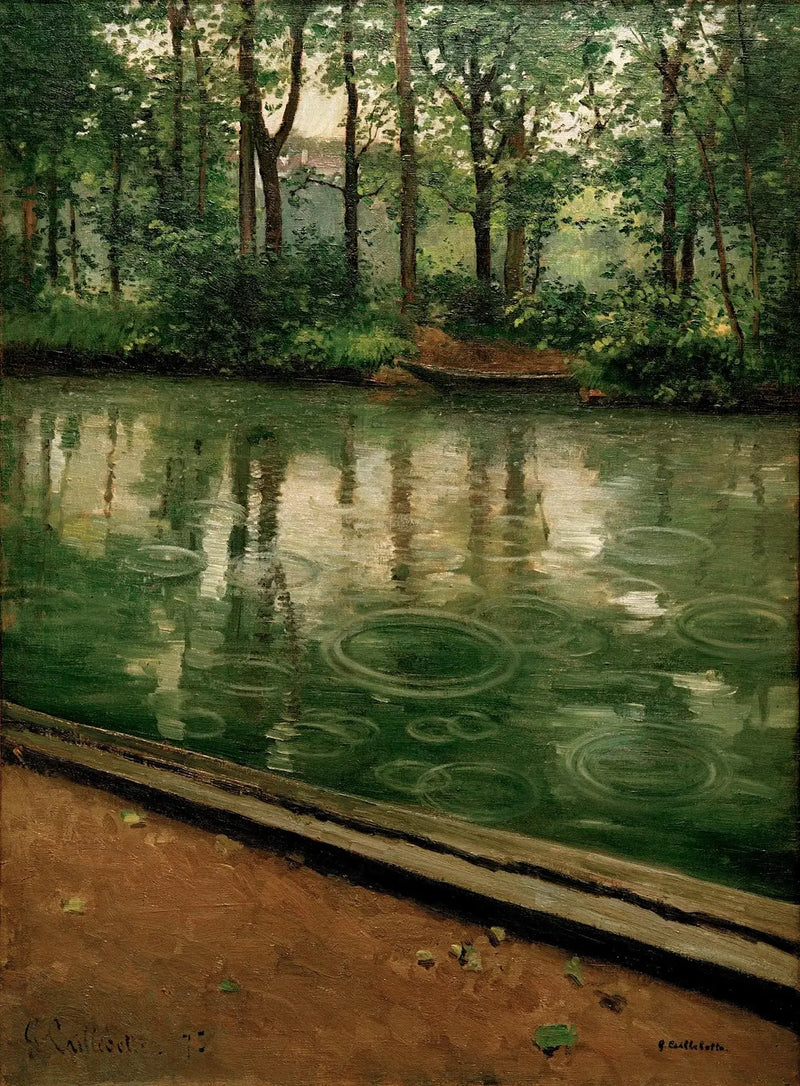 Yerres, Regnens effekt - Gustave Caillebotte