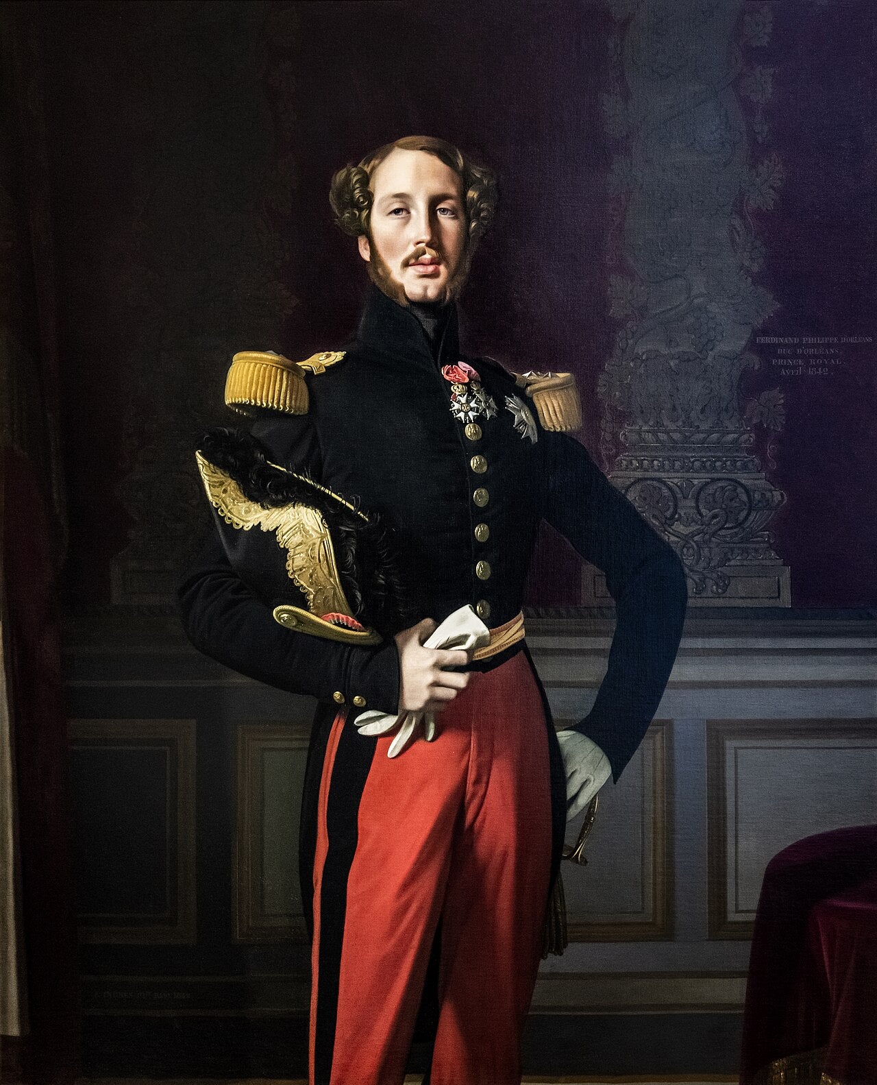 porträtt av Ferdinand-Philippe, hertig av Orléans - Jean-Auguste-Dominique Ingres