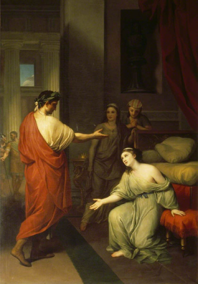 Octave och Kleopatra - Anton Raphael Mengs