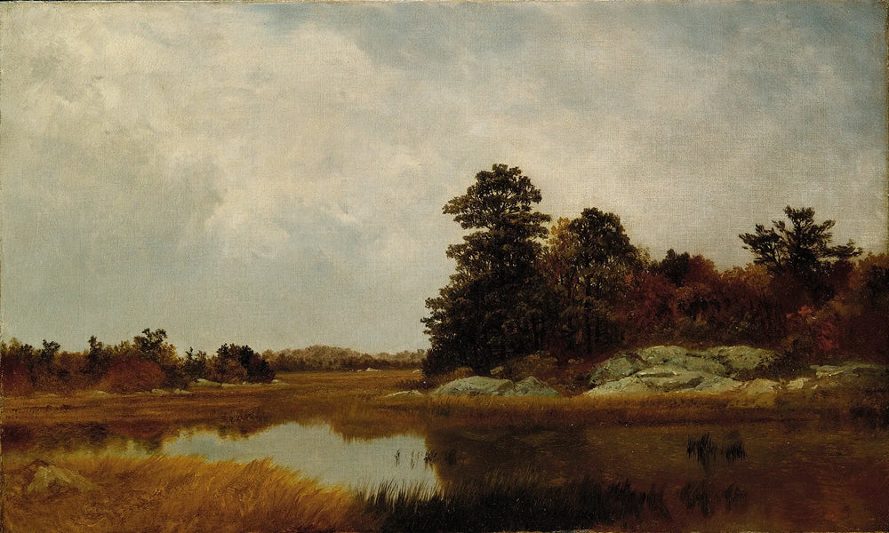 Octobre dans les marais - John Frederick Kensett - Alpha Reproduction