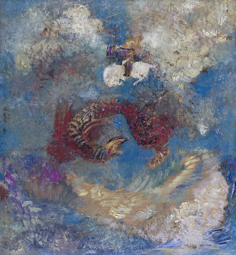 Saint Georges och draken - Odilon Redon