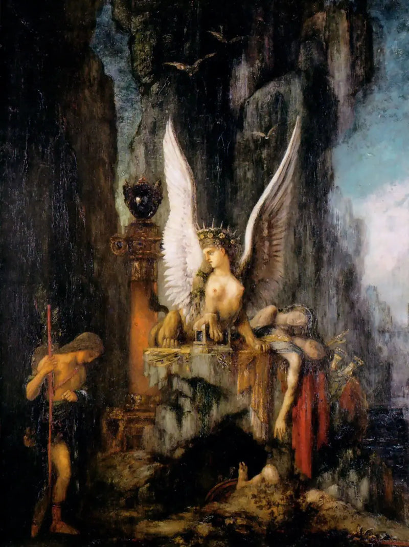 Œdipus Resenären - Gustave Moreau