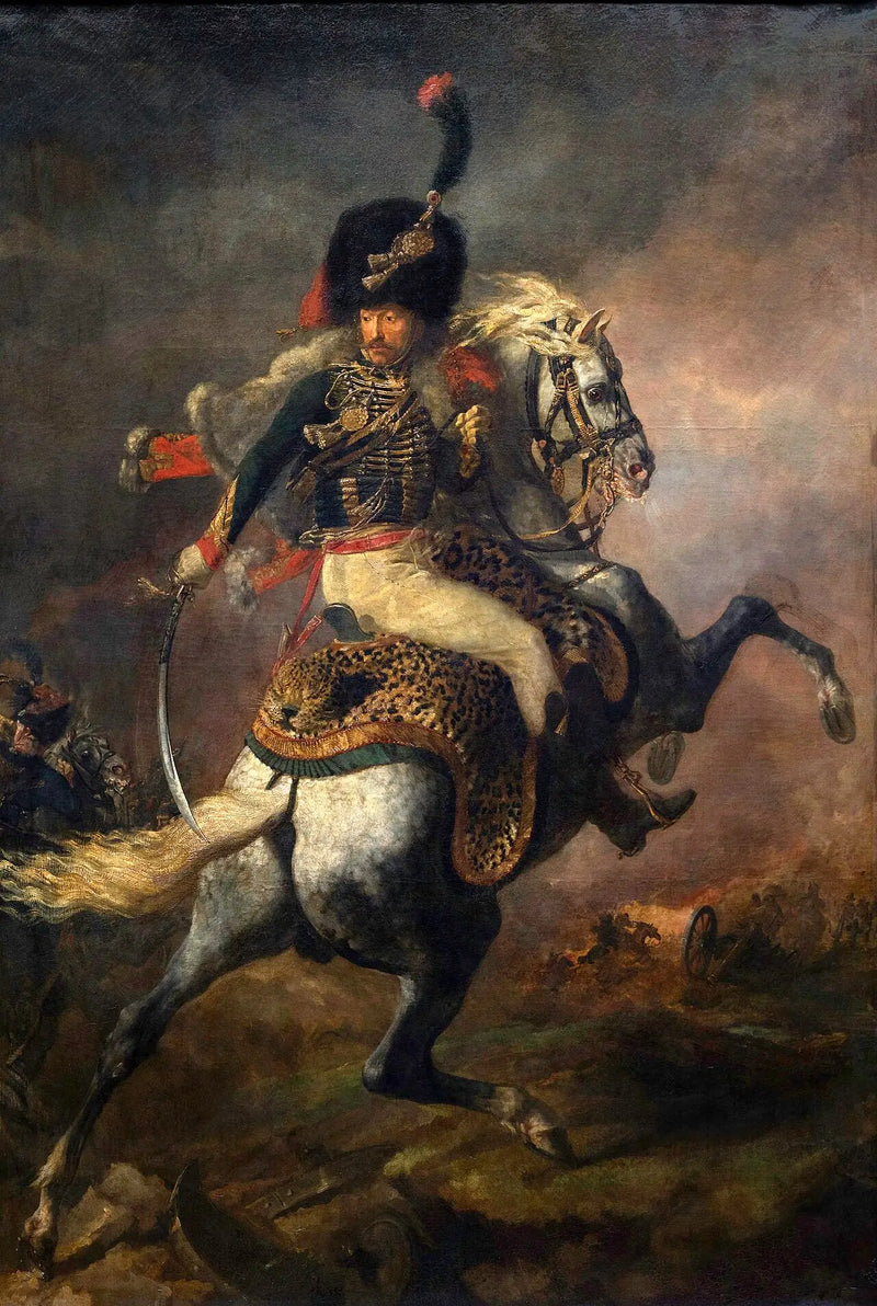Imperial Guard Cavalry Officer Charging - Théodore Géricault