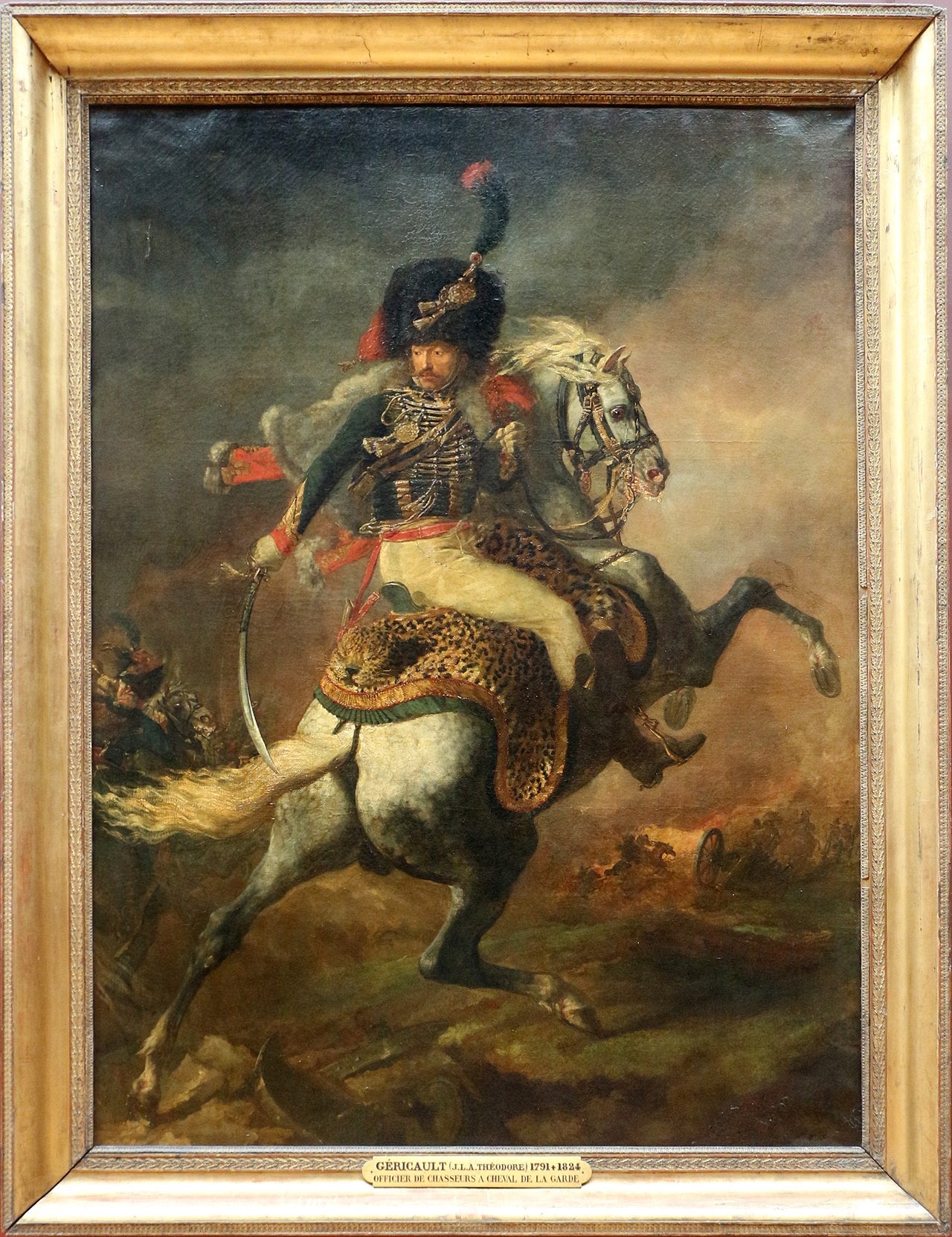 Imperial Guard Cavalry Officer Charging - Théodore Géricault