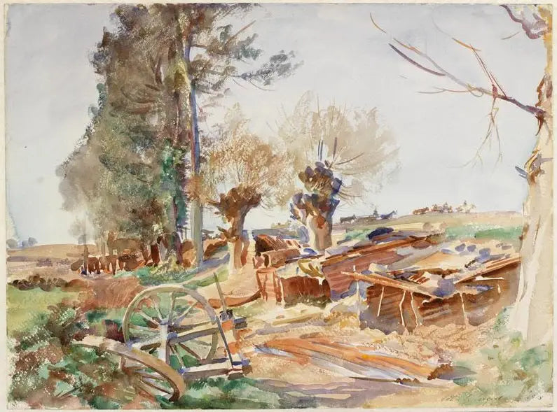 Gamla bivouaker - John Singer Sargent