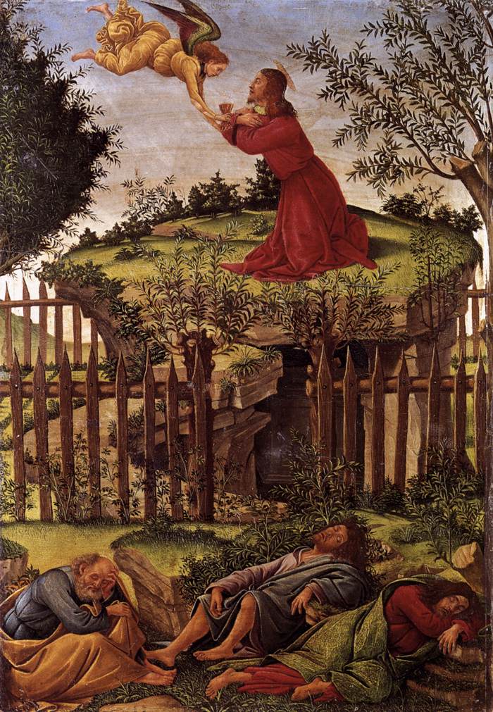Bönen i Oliventrädgården - Sandro Botticelli