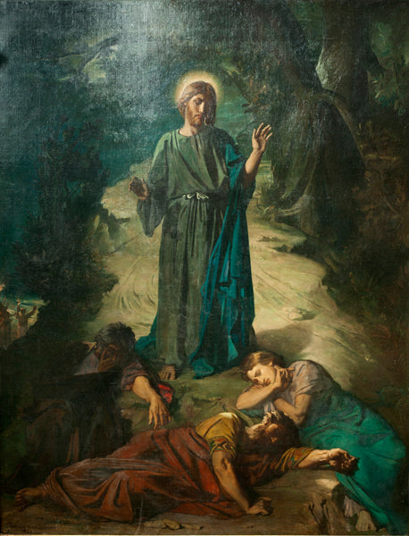 Kristus i Olivträdgården - Théodore Chassériau