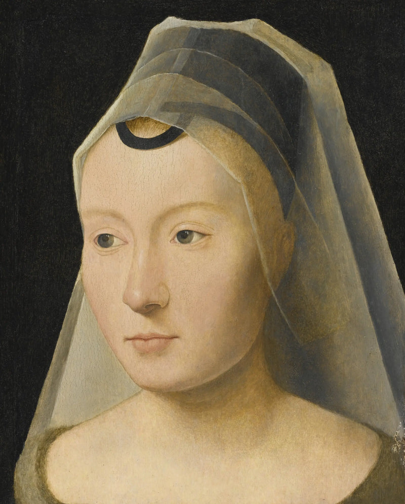 Porträtt av en ung kvinna - Hans Memling