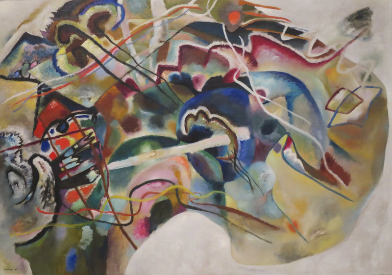 Målning med vit kant - Vassily Kandinsky