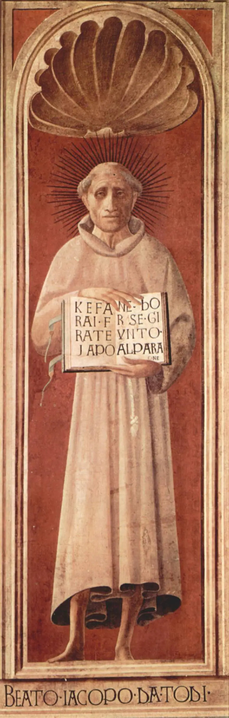 Målning av Jacopone da Todi - Paolo Uccello