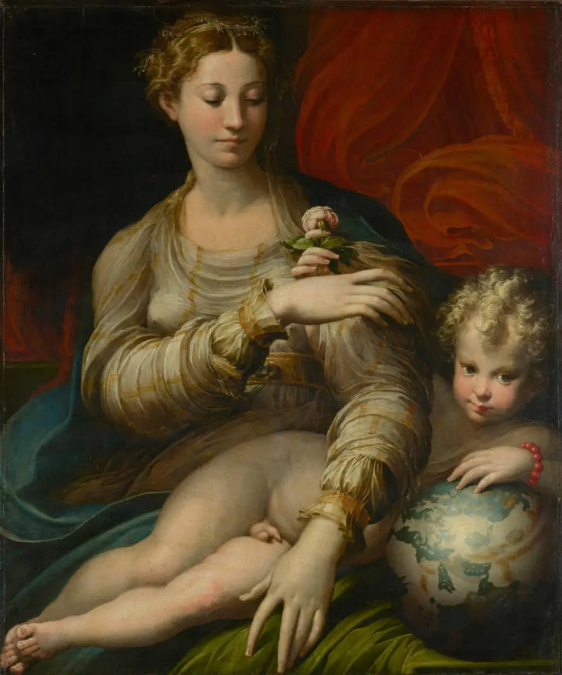 Madonna med rosen - Parmigianino