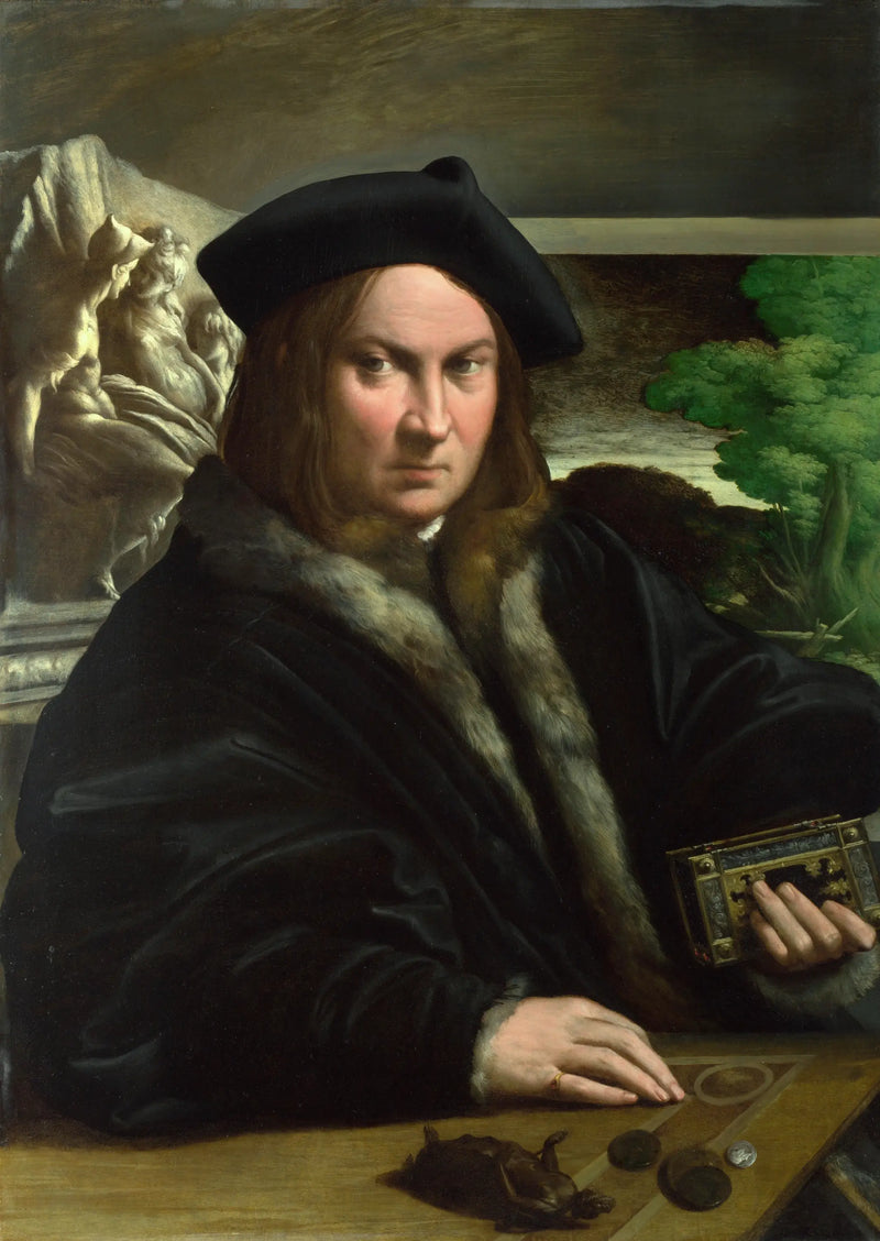Porträtt av en samlare - Parmigianino