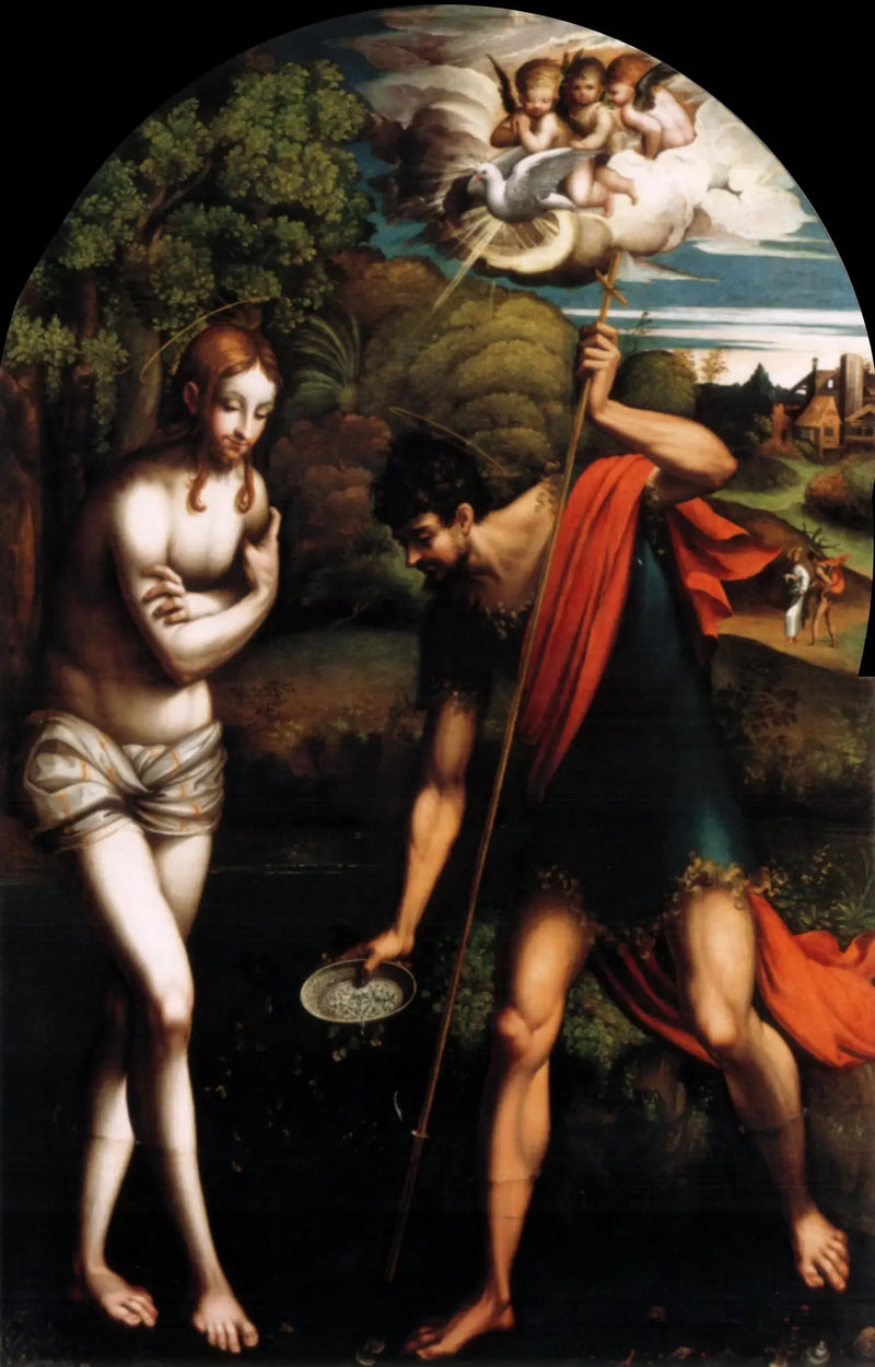 Dopet av Kristus - Parmigianino