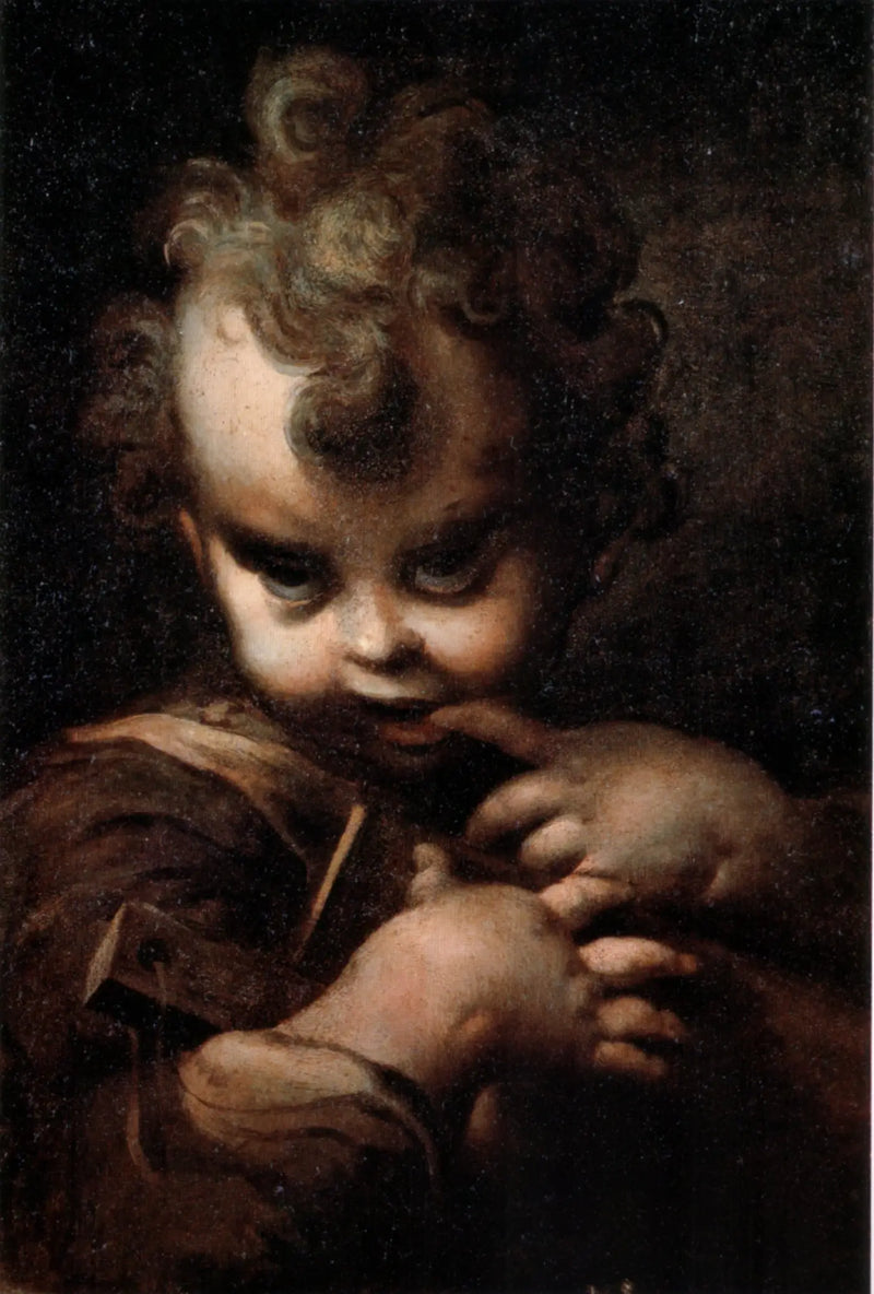 Pojke med ett finger i munnen - Parmigianino