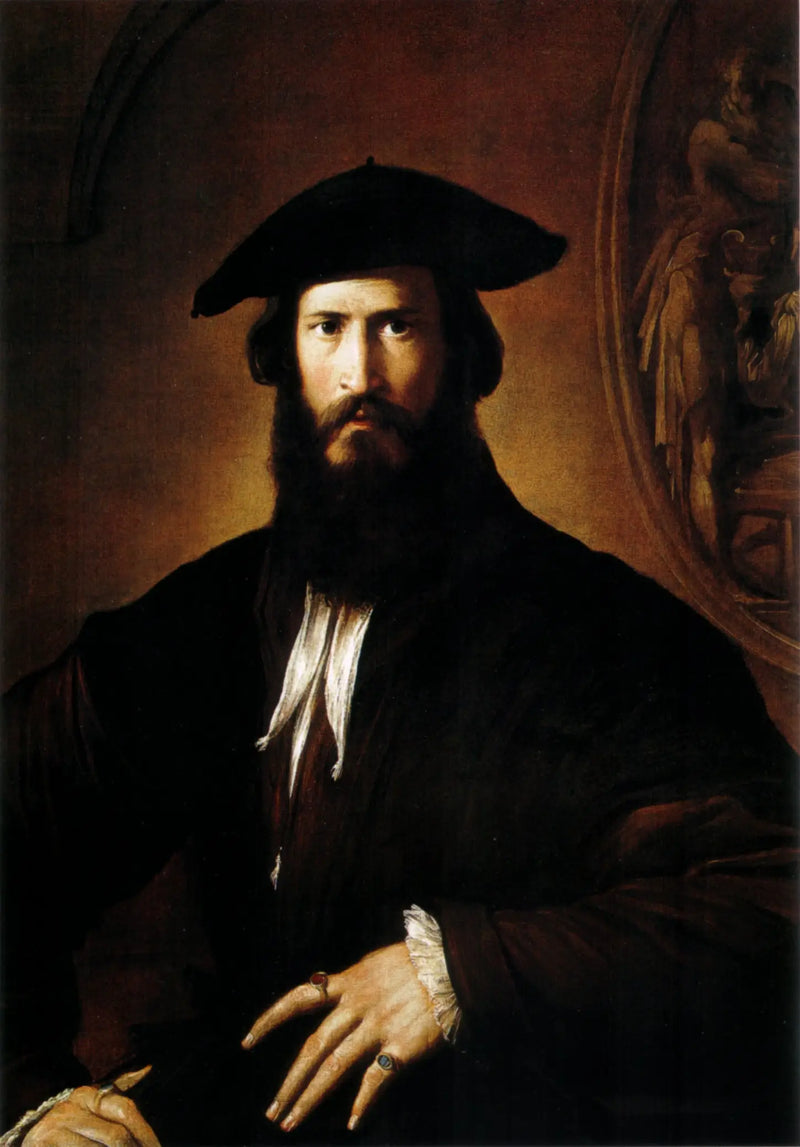 Porträtt av en man - Parmigianino