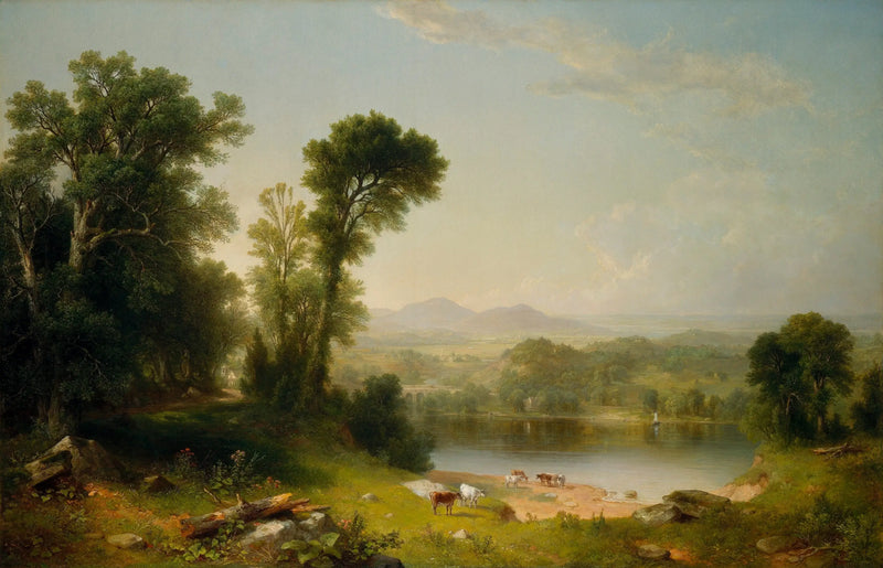 Pastoralt landskap - Asher Brown Durand