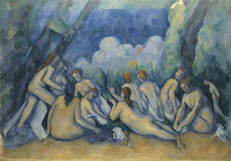 De stora badarna - Paul Cézanne