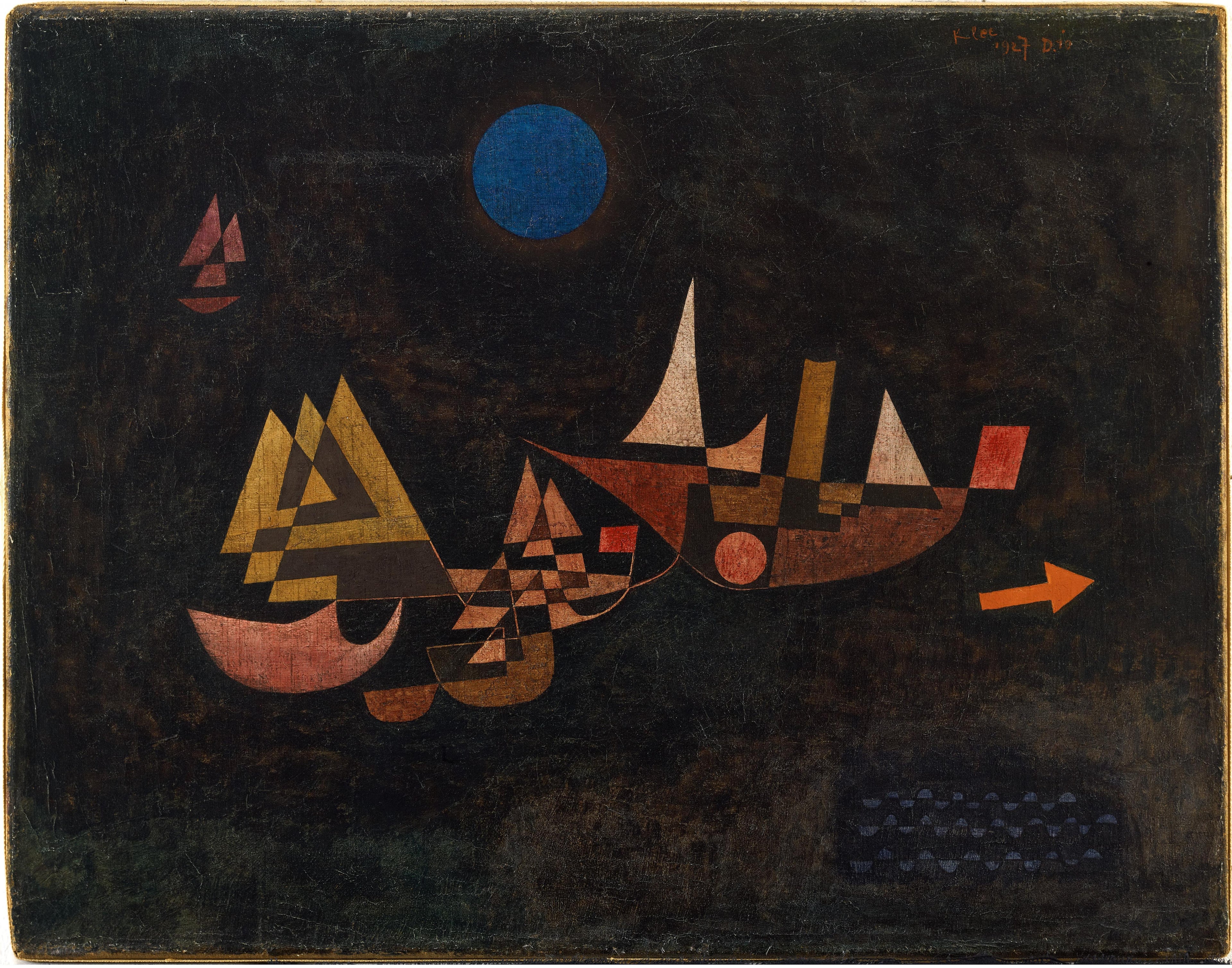 Båtarna avgår - Paul Klee