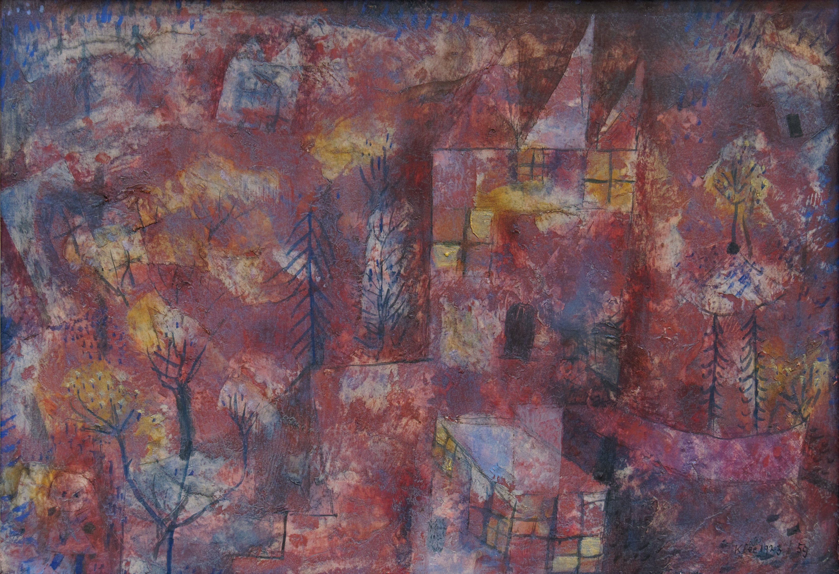 landskap med barnet - Paul Klee