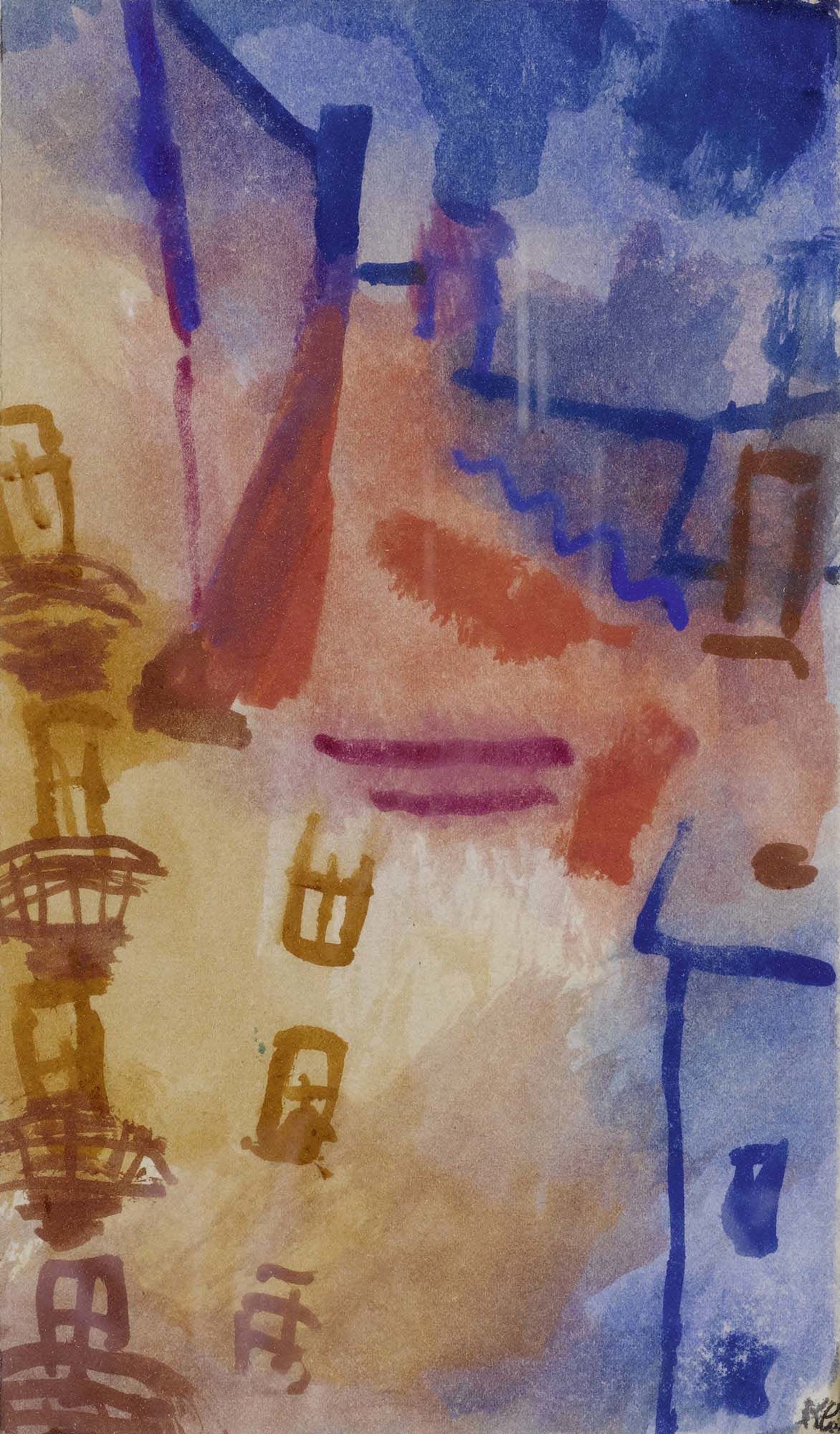 Der Hof 1913 — Paul Klee