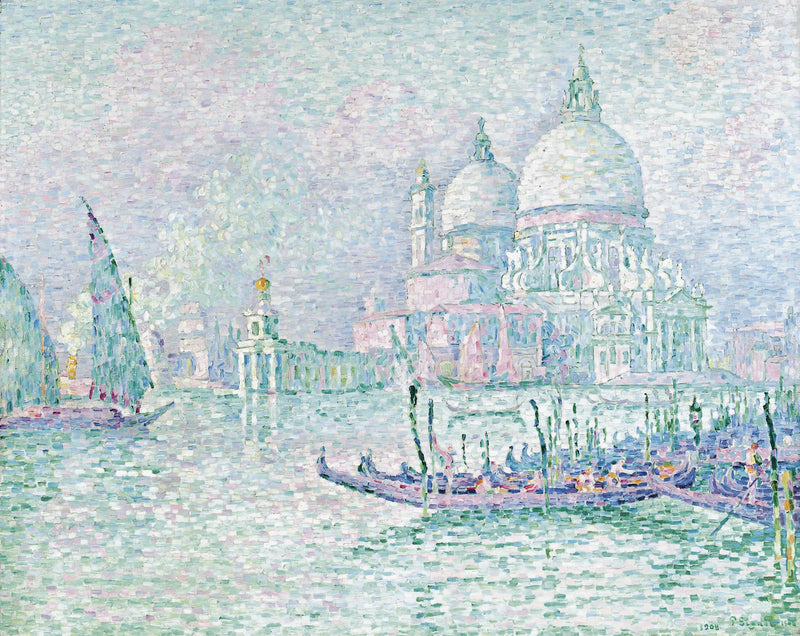 Venedig. la Salute. Grön - Paul Signac