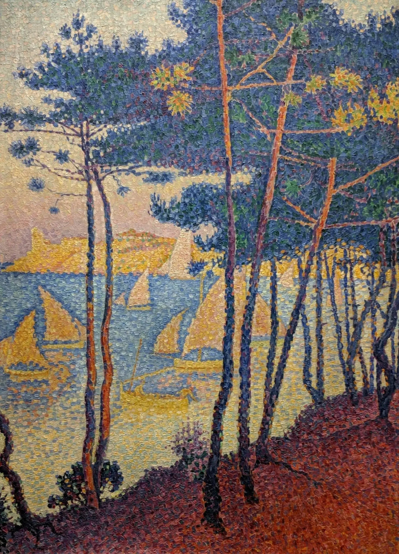 Segel och nålar - Paul Signac
