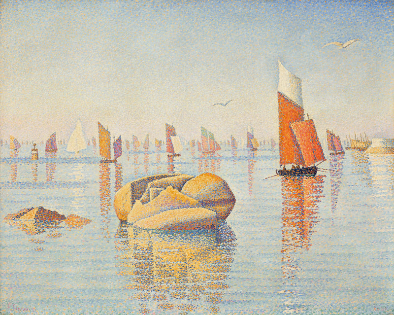 Concarneau. Morgonens Lugnt. Op. 219 (Larghetto) - Paul Signac