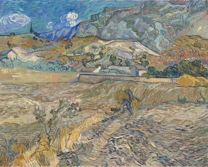 Landskap i Saint-Rémy - Vincent van Gogh