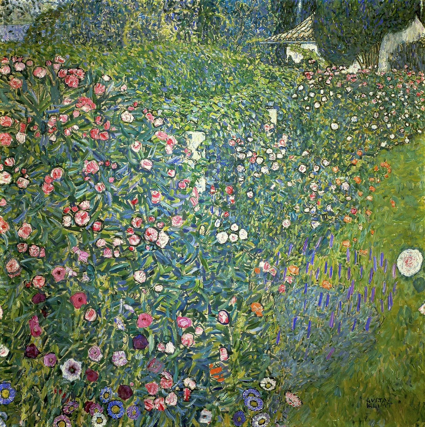 🌸🌿 Italiensk trädgårdslandskap – Gustav Klimt (cirka 1913)