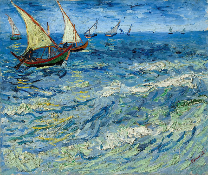 Marint landskap vid Saintes-Maries - Vincent van Gogh