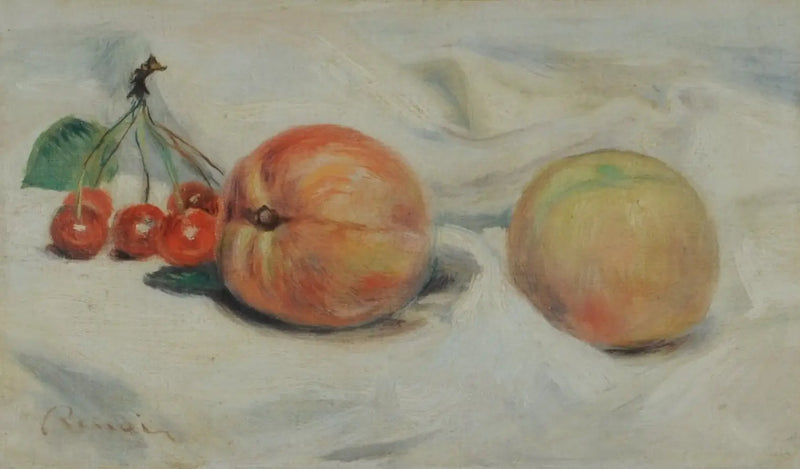 Persikor och körsbär - Pierre-Auguste Renoir
