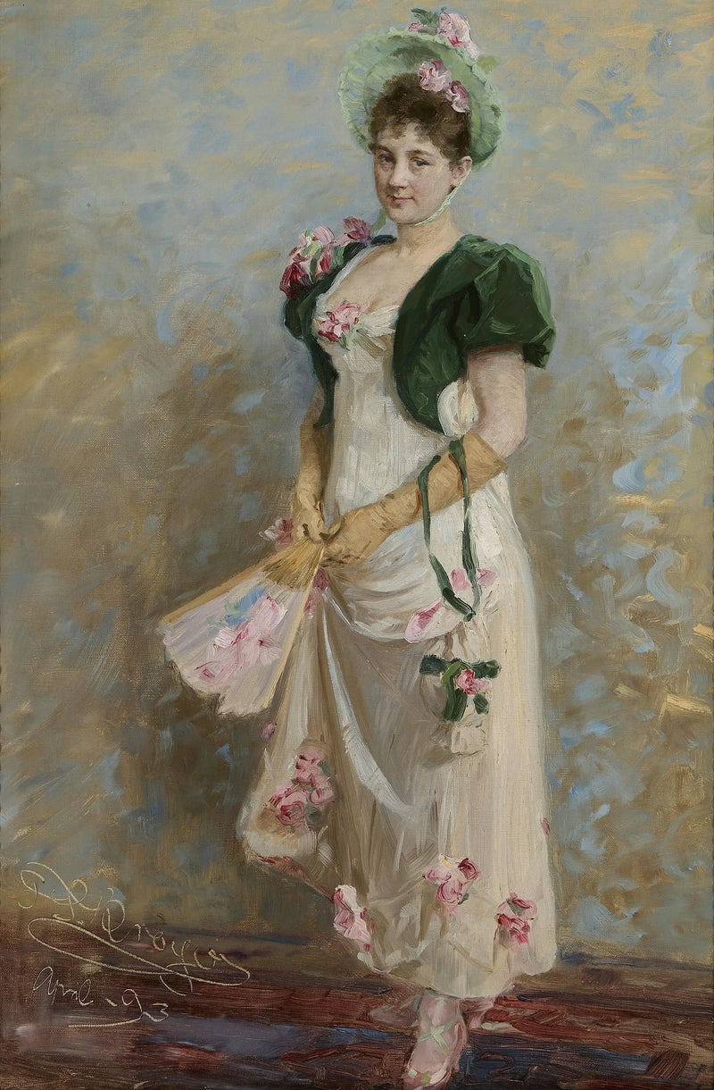 Skådespelerskan från Det kungliga danska teatern Emma Thomsen i kostym - Peder Severin Krøyer