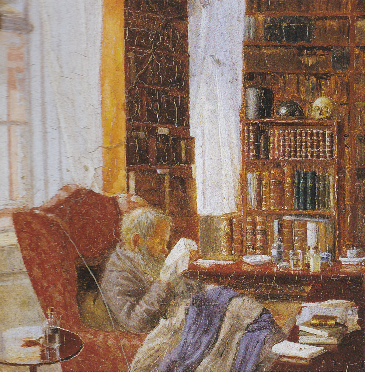 Henrik Nikolaj Krøyer i sitt kontor. - Peder Severin Krøyer