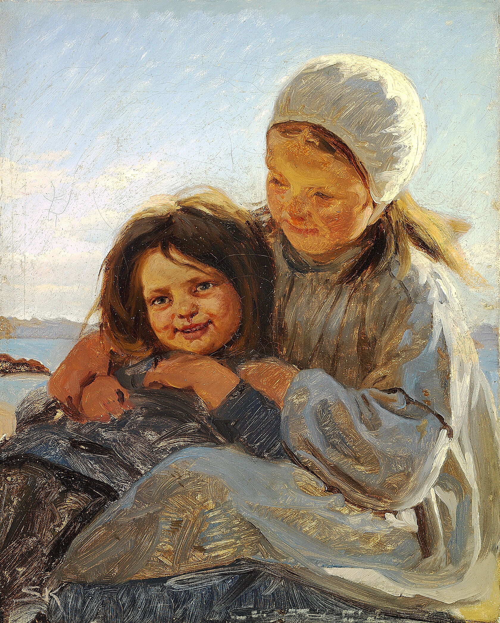 Syskon. - Peder Severin Krøyer