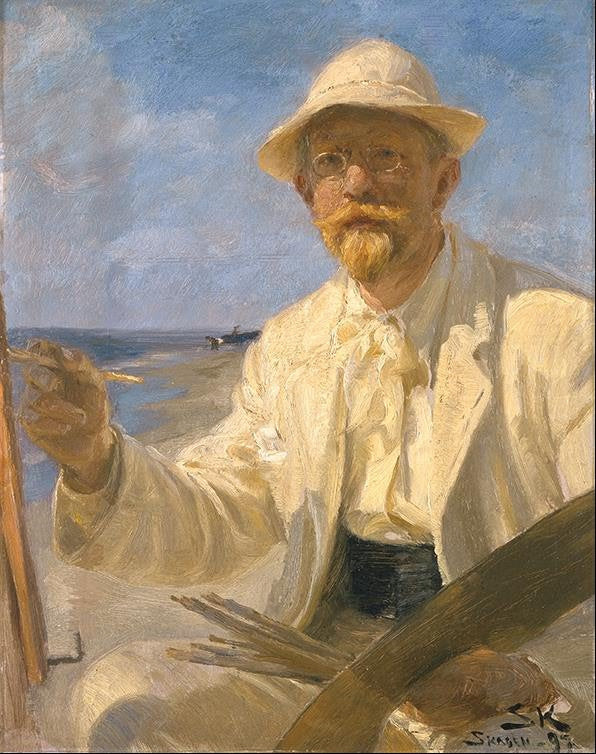 Självporträtt, 1897 - Peder Severin Krøyer